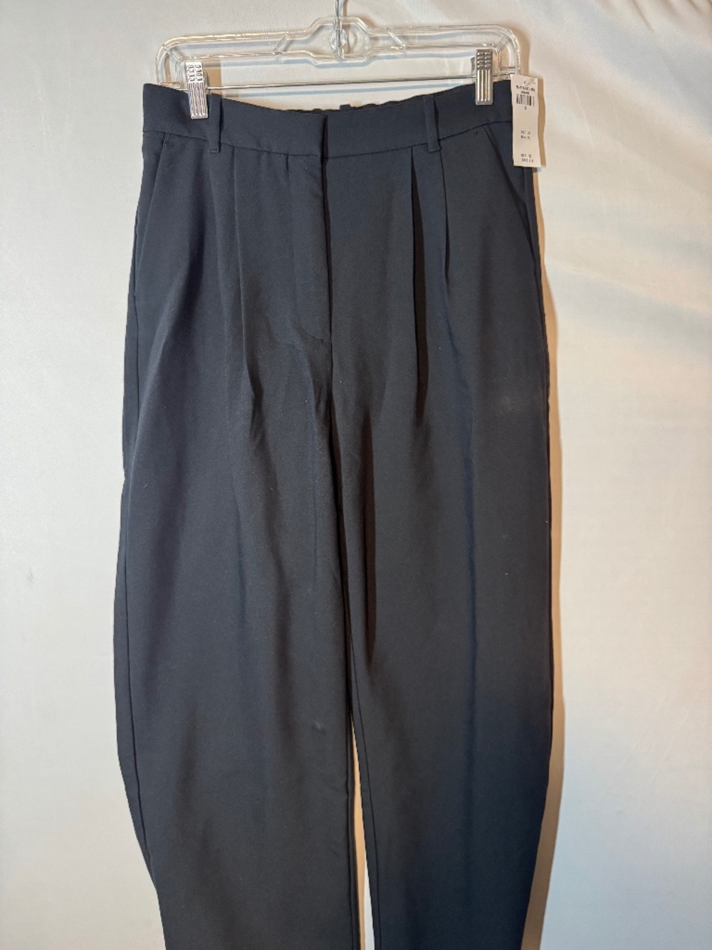 Abercrombie & Fitch A&F Sloane Tailored Wide Leg Pants in Black NWT
